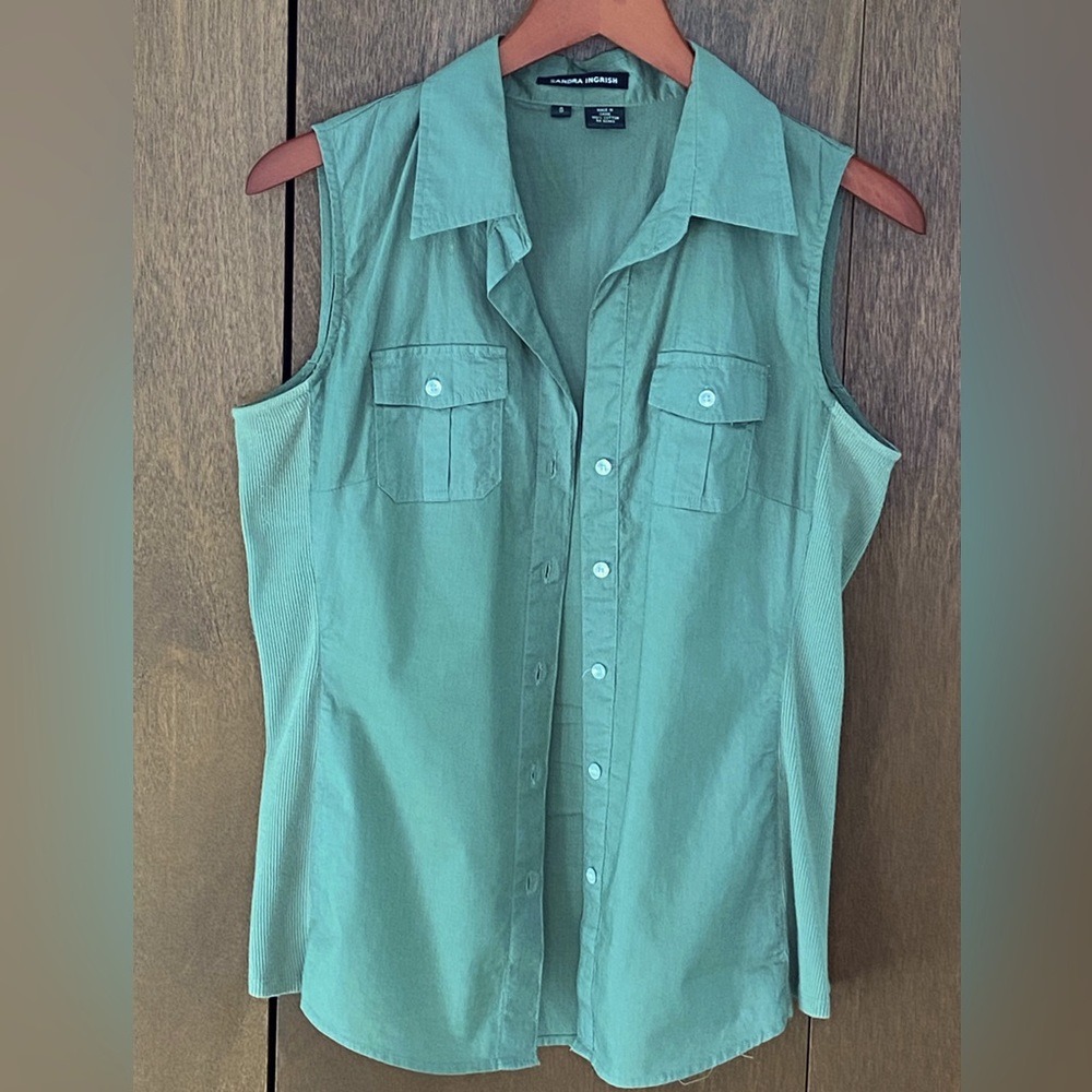 Sandra Ingrish Blouse with Soft Cotton Side Panels